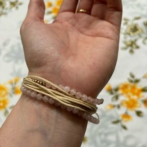 Universal Thread Pink Beaded Bracelet